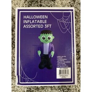 Winkey Halloween Inflatable Frankenstein Monster Indoor Decoration 3FT 7420242